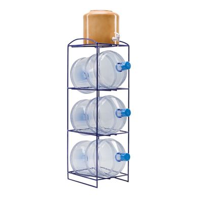Подставка металлическая Clover под 3+1 бутыли Синяя (C0000000087)